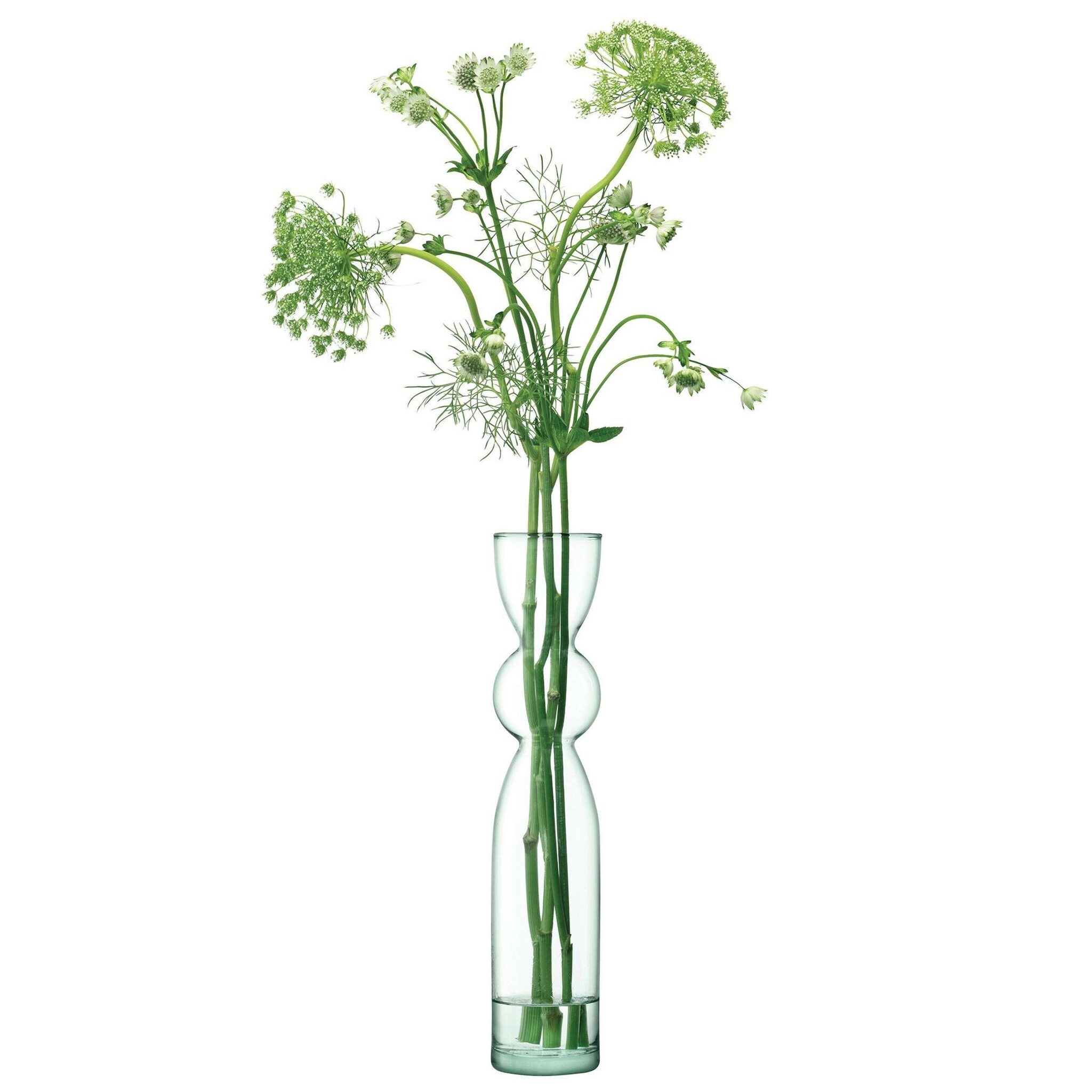 L.S.A. Canopy Trio Vase Recycelt 25/30/35 cm Satz von 3 Stücken
