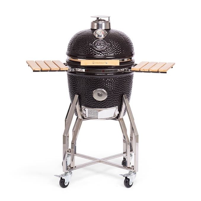 Yakiniku BBQ Kamado 16" Medium met onderstel en Zijtafels