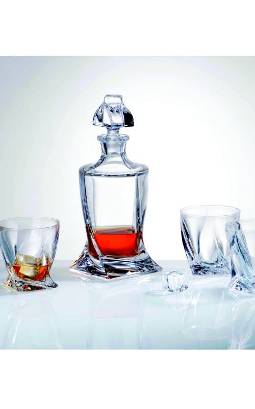 Crystalex Quadro Whisky-Set 3 Stück