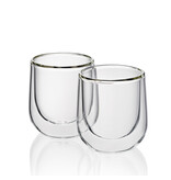 Kela Keuken Fontana Espresso Glas Dubbelwandig 60 ml Set van 2 Stuks