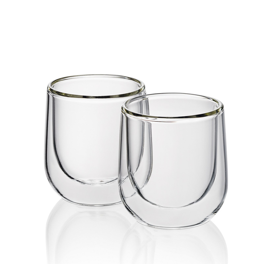Kela Keuken Fontana Espresso Glas Dubbelwandig 60 ml Set van 2 Stuks