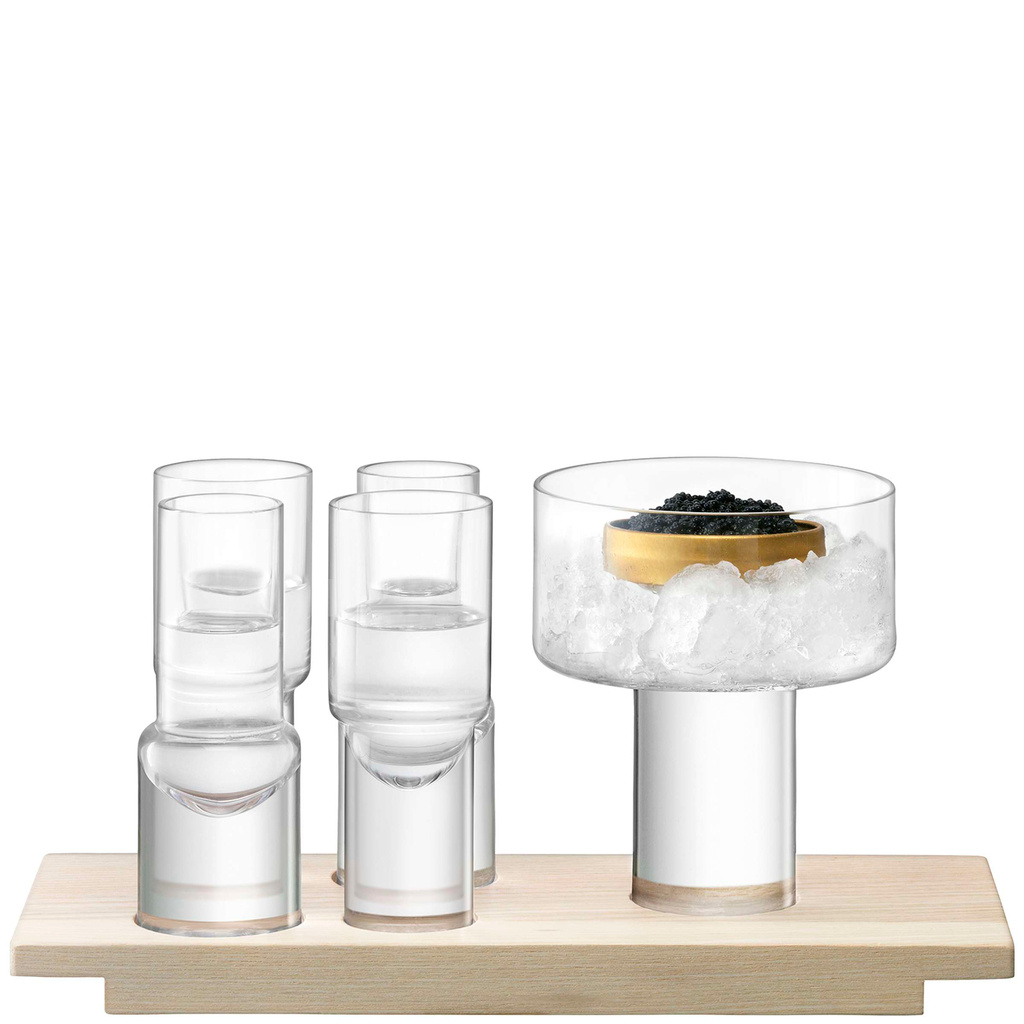 L.S.A. Vodka Serveerset Set van 5 Stuks