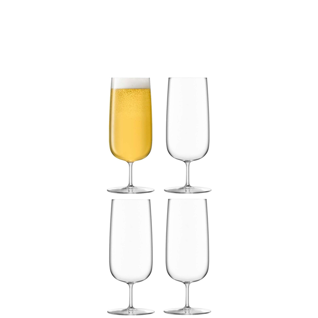 L.S.A. Borough Bierglas 440 ml Set van 4 Stuks