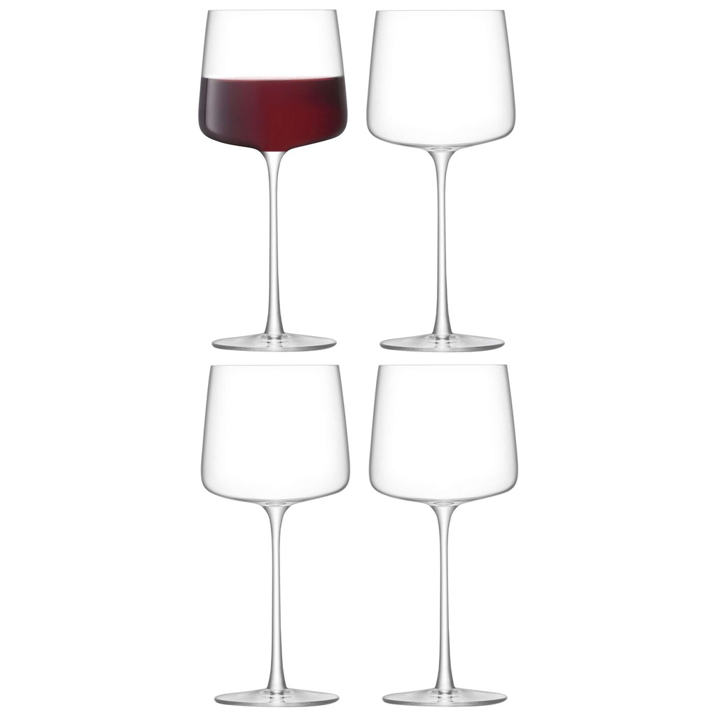 L.S.A. Metropolitan Wijnglas 400 ml Set van 4 Stuks