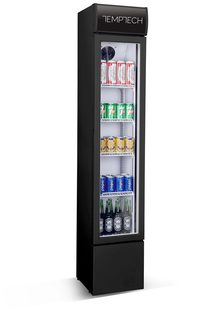 Temptech Koelvitrine met Display 110L