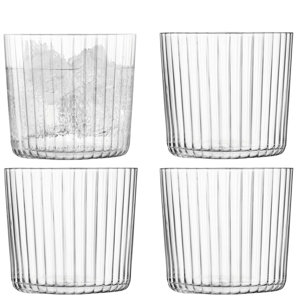 L.S.A. Gio Line Tumbler Glas 310 ml Set van 4 Stuks