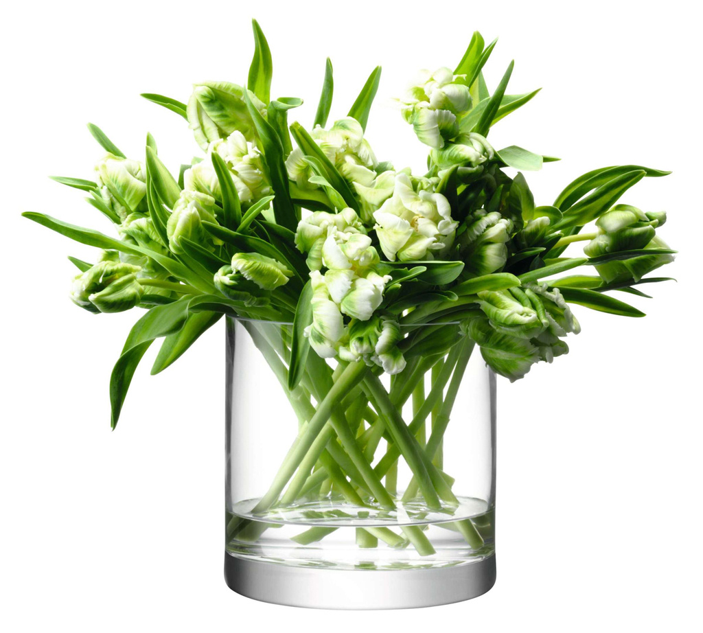 L.S.A. Column Vase oder Kerzenleuchter Ø 17 cm H 17 cm