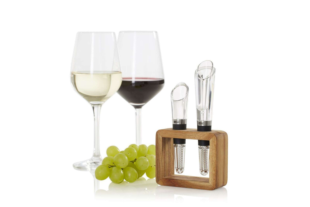 Adhoc Vine Wijnset Beluchter en Filter met Houder