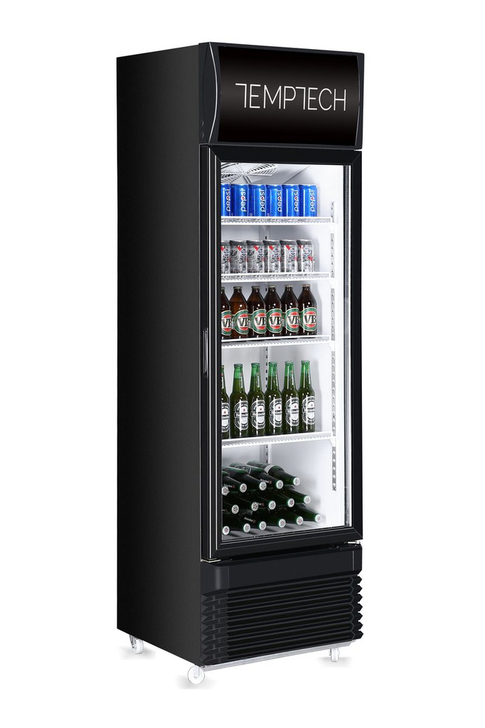 Temptech Koelvitrine met Display 280L