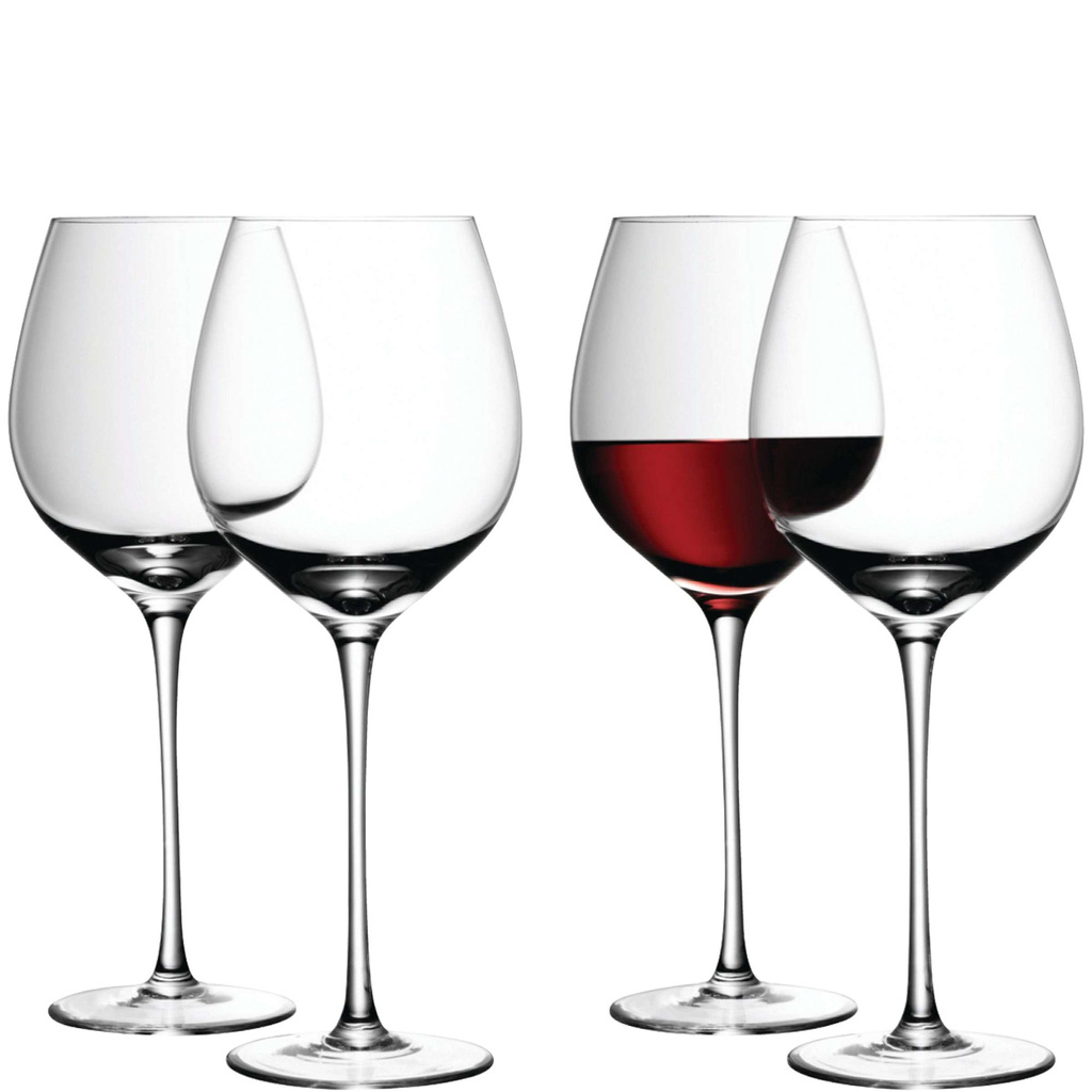 L.S.A. Wine Rotweinglas 750 ml 4er-Set