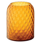L.S.A. Dapple Vaas 16 cm Sun Amber
