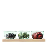 L.S.A. Mia Tapasset op Serveerplank Set van 3 Stuks