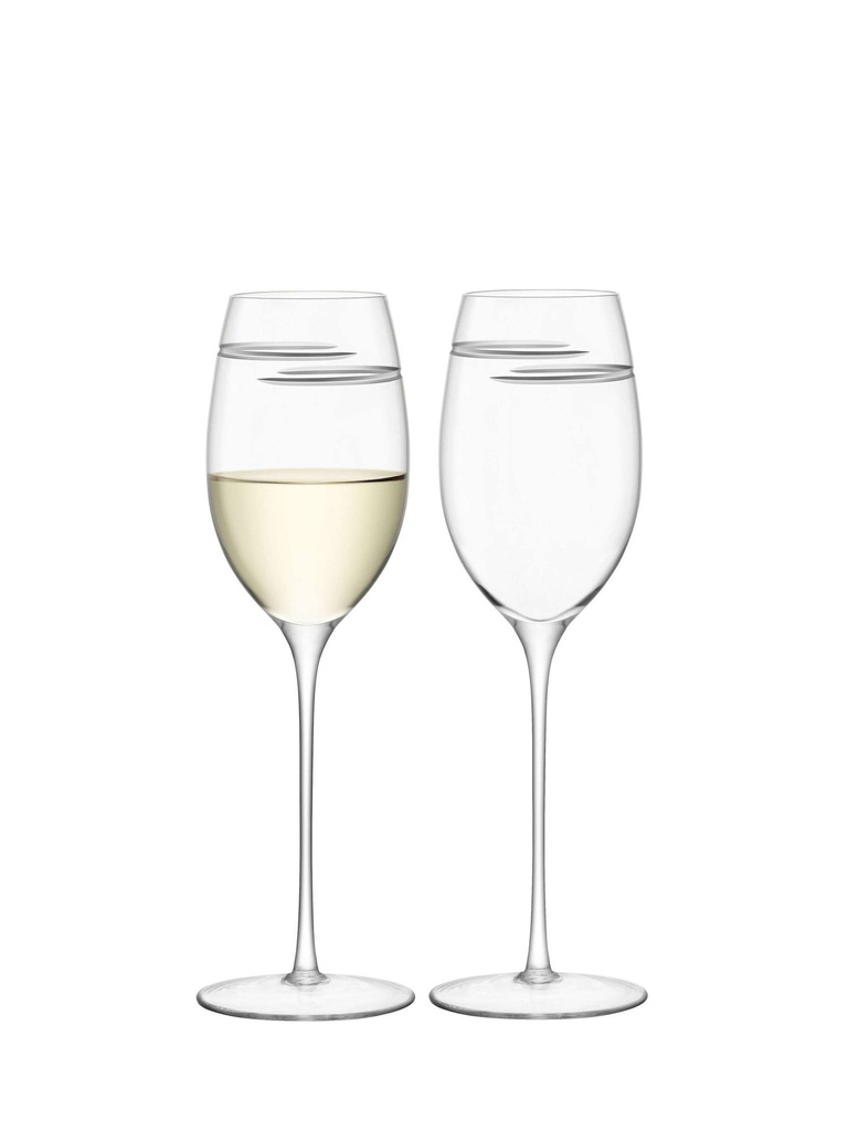 L.S.A. Verso Weingläser für Weißwein 340 ml 2er Set