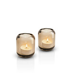 Eva Solo Acorn Theelichthouder Amber Set van 2 Stuks