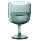 L.S.A. Dapple Wijnglas 325 ml Set van 2 Stuks Water Blue