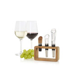 Adhoc Vine Wijnset Beluchter Filter Stop met Houder