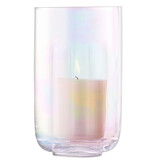 L.S.A. Pearl Kandelaar met Kaars 18,5 cm