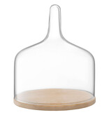 L.S.A. Cloche Stolp met Eikenbasis ø 26 cm