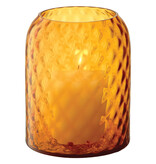 L.S.A. Dapple Vaas 16 cm Sun Amber