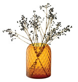 L.S.A. Dapple Vaas 16 cm Sun Amber