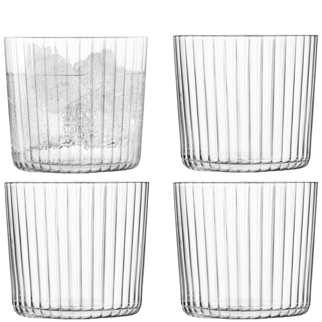 L.S.A. Gio Line Tumbler Glas 310 ml Set van 4 Stuks