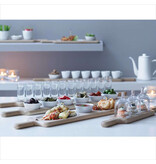 L.S.A. Paddle Wodka Set met Serveerplank Set van 6 Stuks Assorti