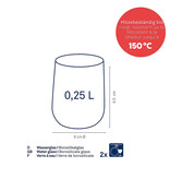 Kela Keuken Fontana Wassergläser 2er Set 250 ml