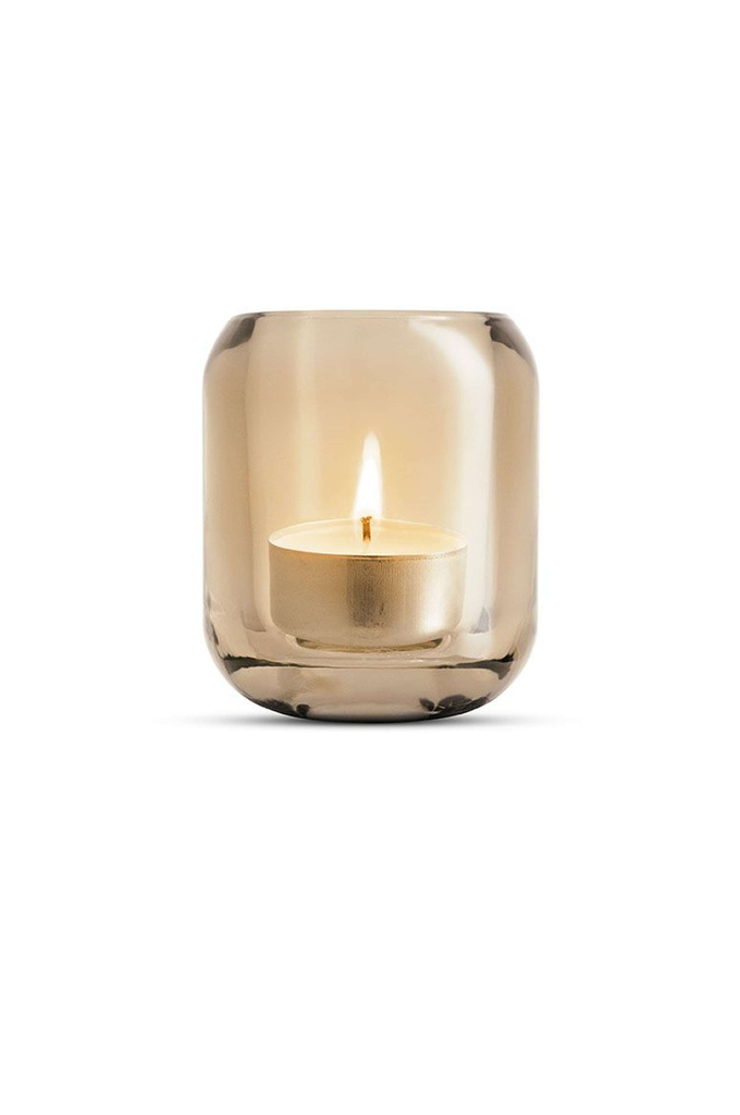 Eva Solo Acorn Theelichthouder Amber Set van 2 Stuks