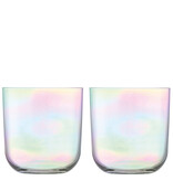 L.S.A. Polka Water Glas 420ml Set van 4 Stuks Assorti