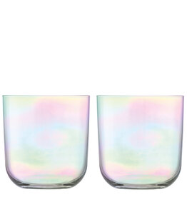 L.S.A. Polka Water Glas 420ml Set van 4 Stuks Assorti