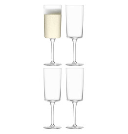 L.S.A. Gio Champagne Flute 210 ml Set van 4 Stuks