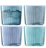 L.S.A. Gems Tumbler Glas 310 ml Set van 4 Stuks Assorti