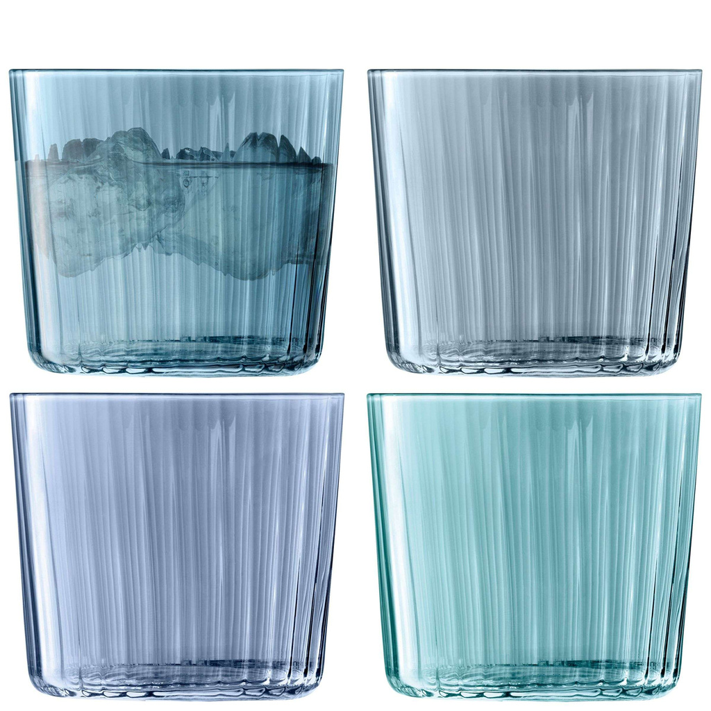 L.S.A. Gems Tumbler Glas 310 ml Set van 4 Stuks Assorti