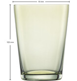 Zwiesel Glas Zwiesel Glas Together Waterglas olijfgroen 79 - 0.548 Ltr - 4 stuks