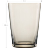 Zwiesel Glas Zwiesel Glas Together Waterglas taupe 79 - 0.548 Ltr - 4 stuks