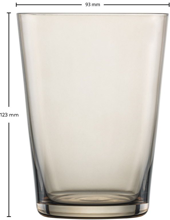 Zwiesel Glas Zwiesel Glas Together Waterglas taupe 79 - 0.548 Ltr - 4 stuks