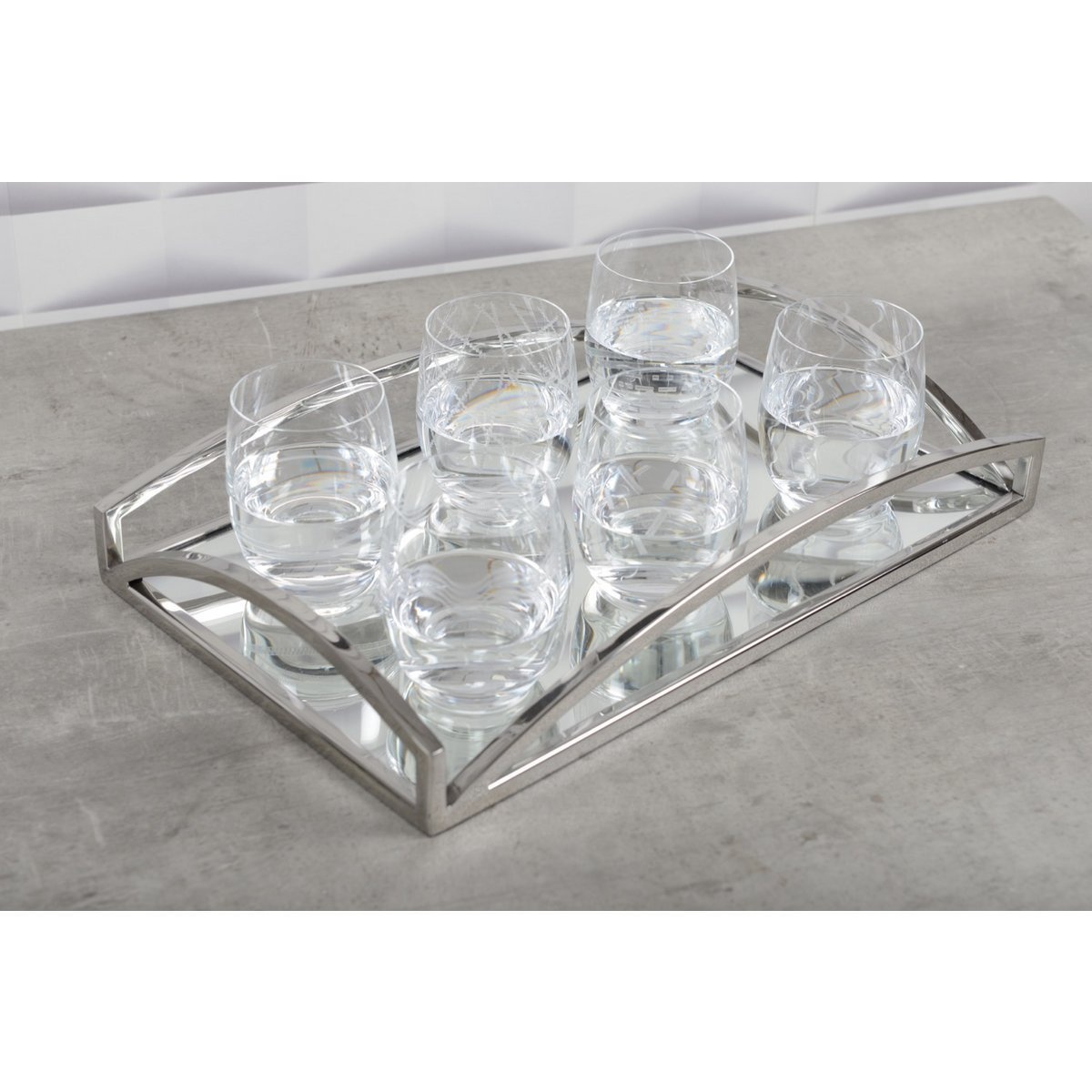 crystalex Time kristallen waterglazen. Set van 6 stuks
