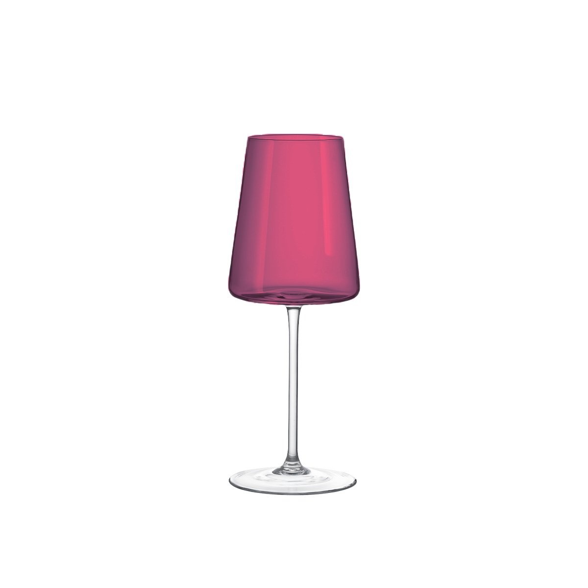 crystalex Multicolor kristallen wijnglazen 400 ml. Set van 6 stuks 