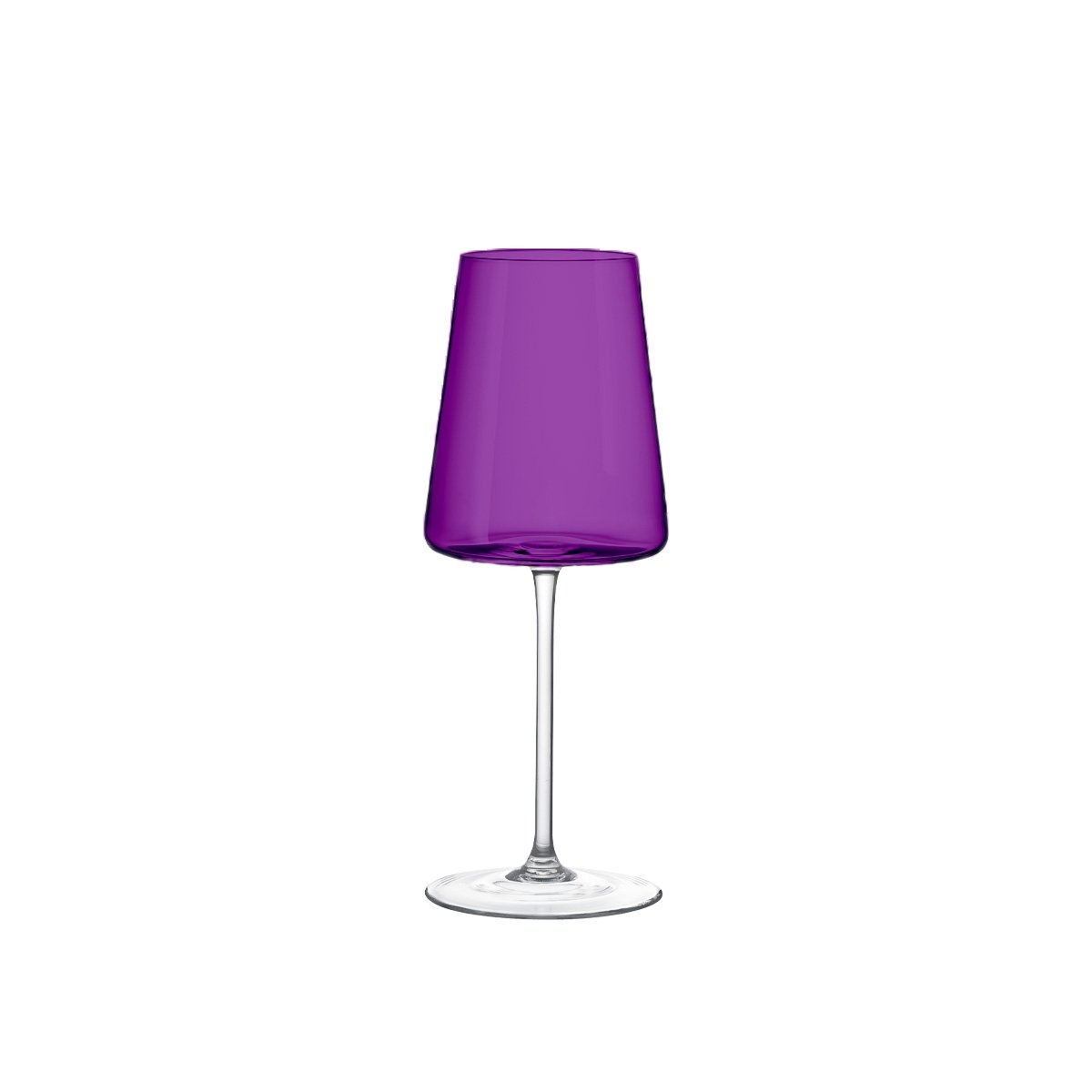 crystalex Multicolor kristallen wijnglazen 400 ml. Set van 6 stuks 
