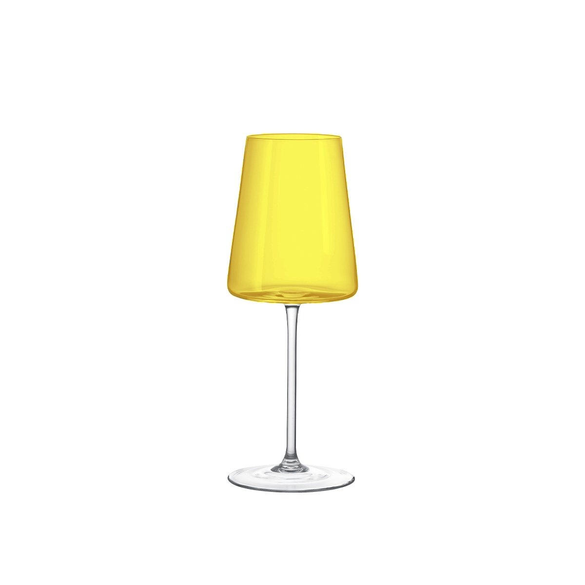 crystalex Multicolor kristallen wijnglazen 400 ml. Set van 6 stuks 