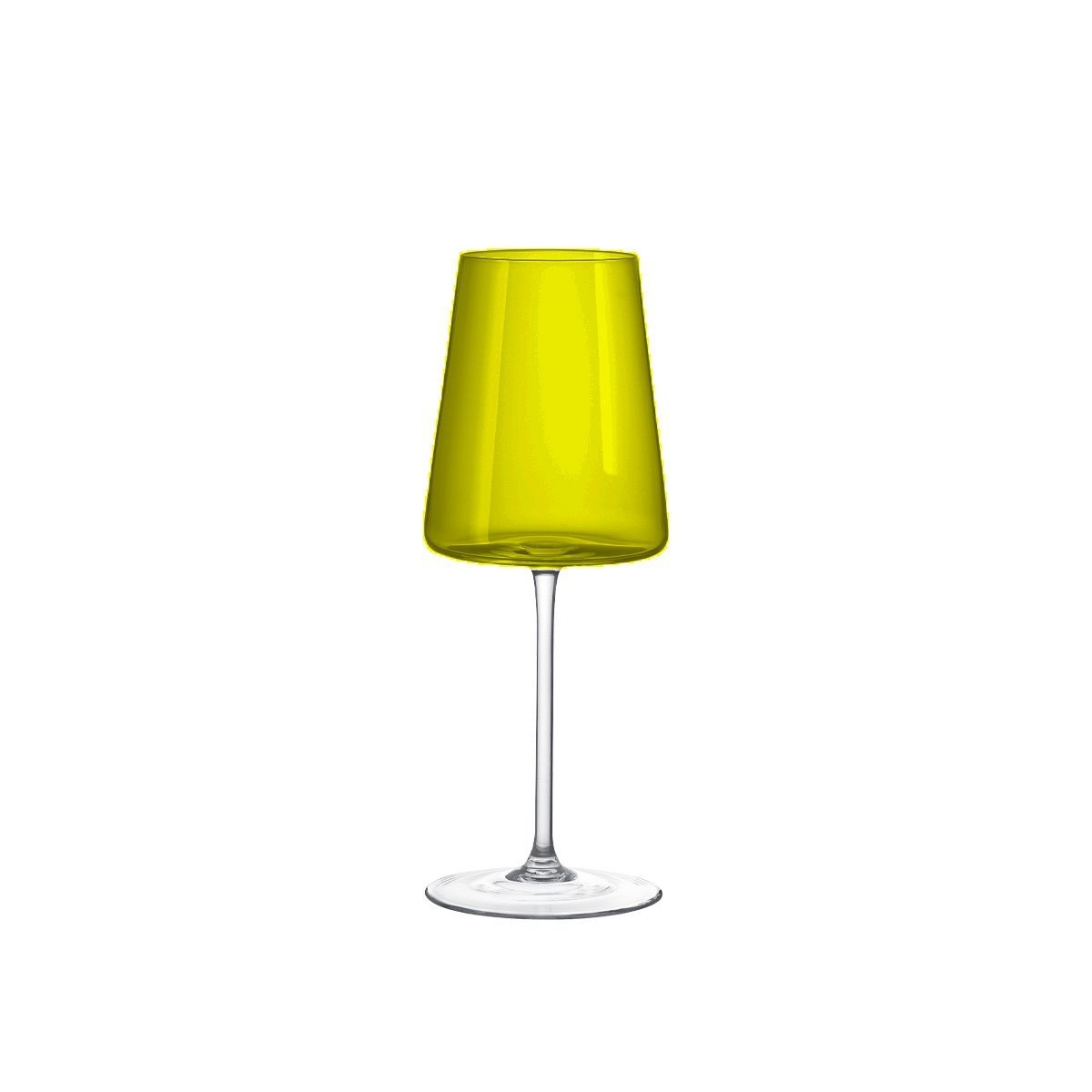 crystalex Multicolor kristallen wijnglazen 400 ml. Set van 6 stuks 