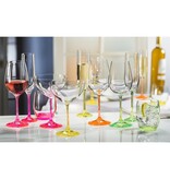 crystalex 340 ml Neon cocktailglazen 4 stuks