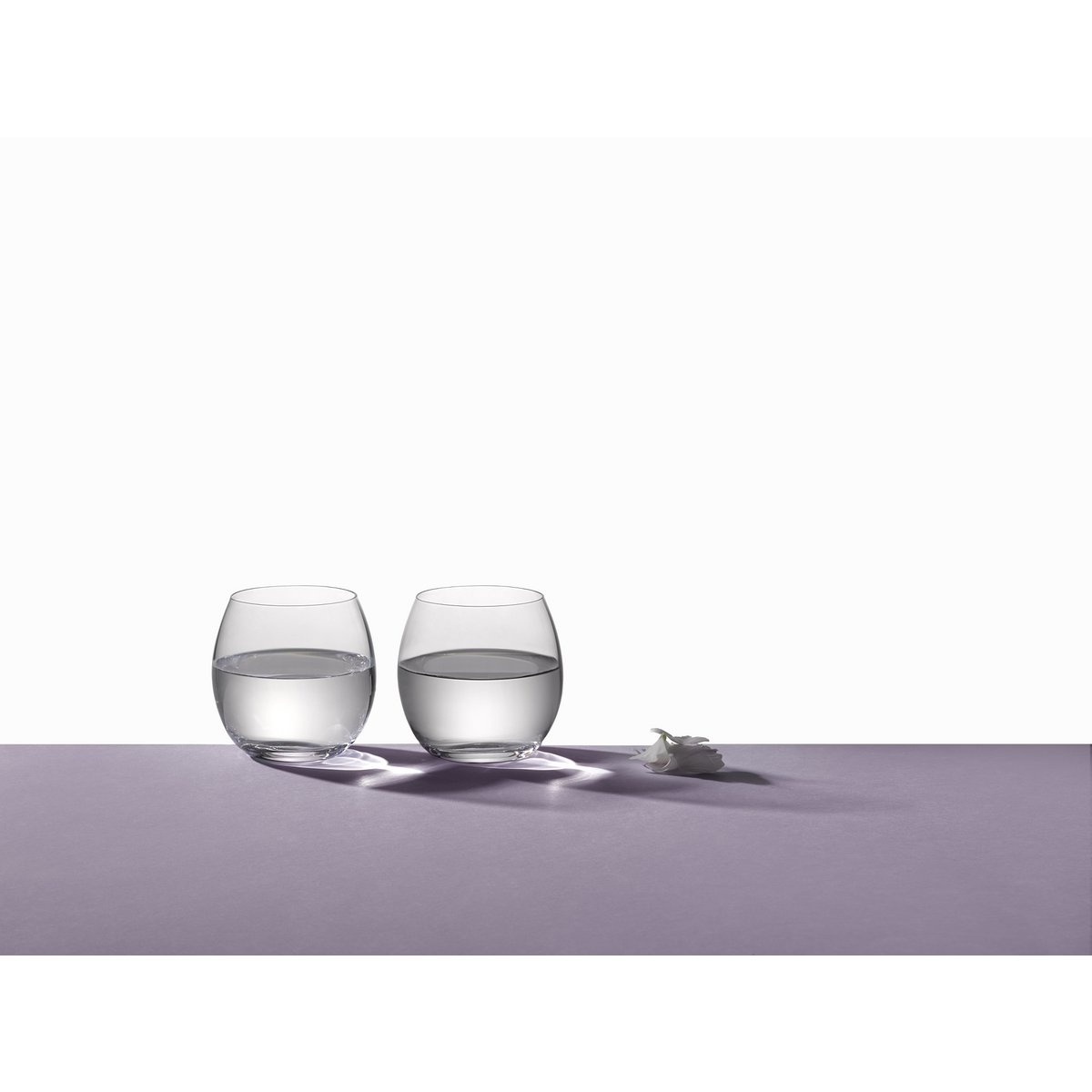 crystalex 380 ml Peony's Low Water Glazen set van 6