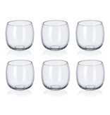 crystalex Lage waterglazen 485 ml Uni Ball  set van 6