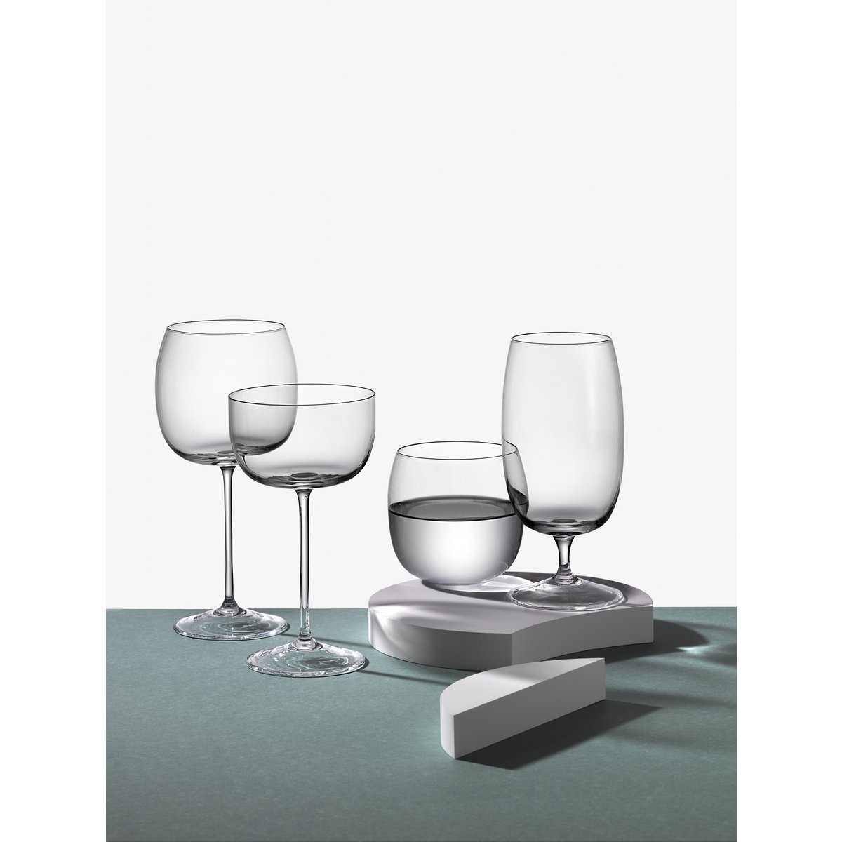 crystalex Niedrigwassergläser 485 ml Uni Ball 6er-Set