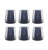 Zwarte waterglazen - veel 6