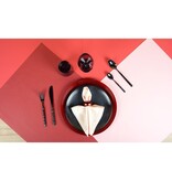 Zwarte waterglazen - veel 6