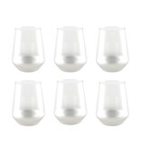 Glow Silver Water -bril - Set van 6