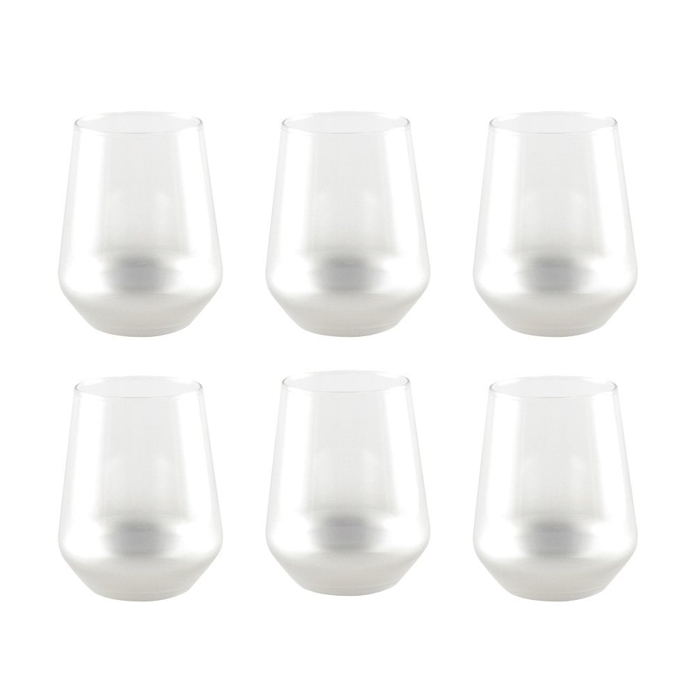 Glow Silver Water -bril - Set van 6