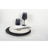 Zwarte waterglazen - veel 6